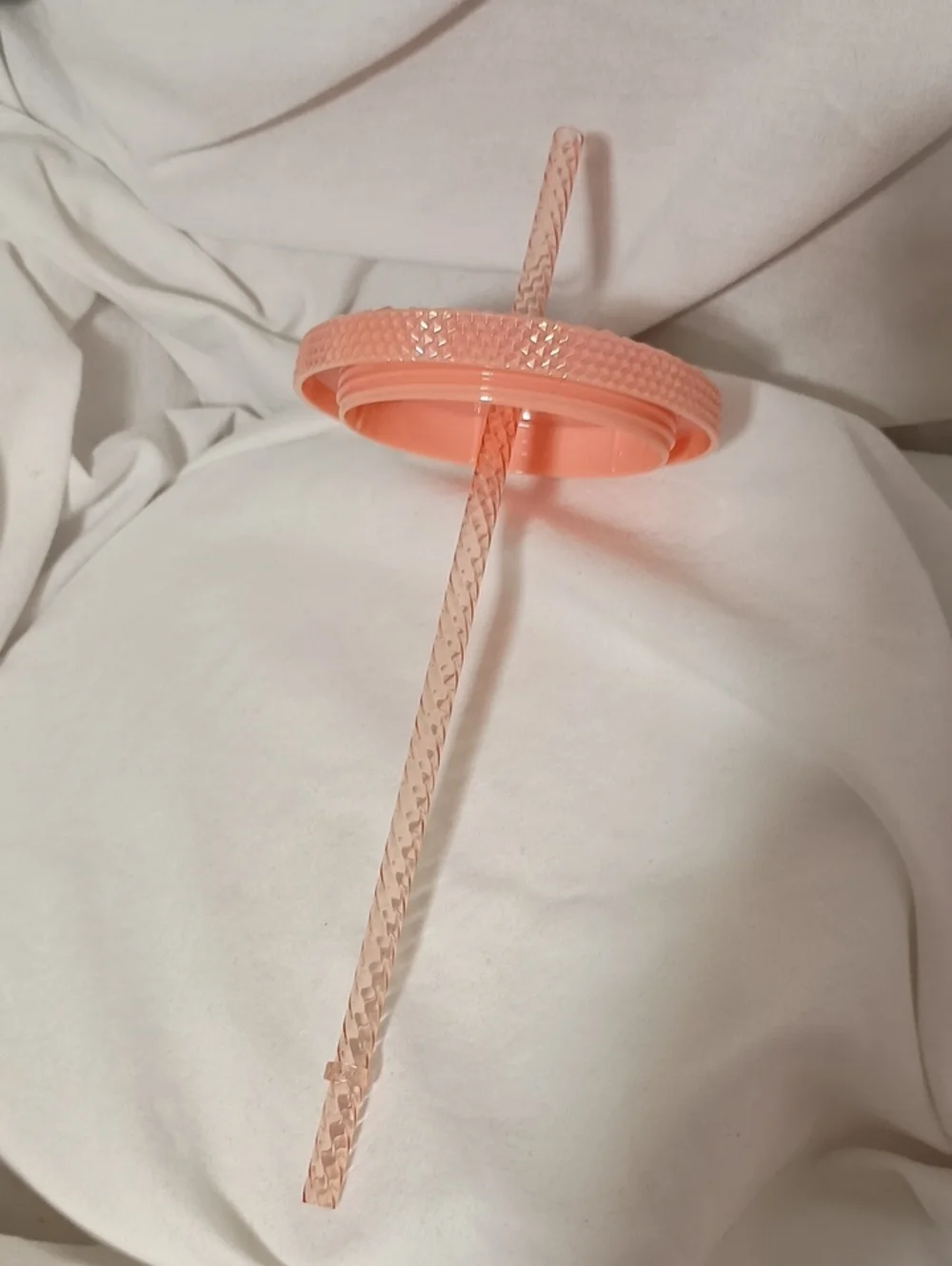 2021 Starbucks Peach Pink Tumbler with Straw